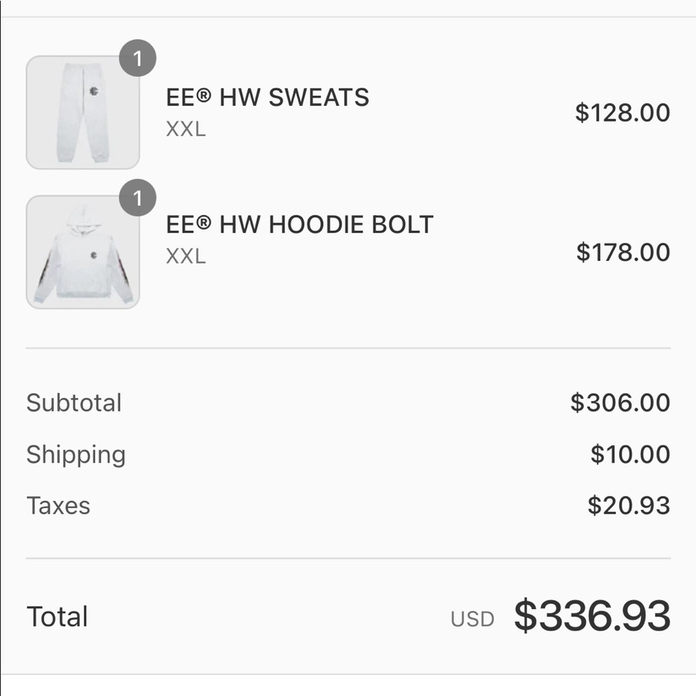 Eric Emanuel BOLT SWEAT SET